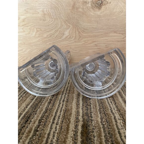 Vintage Imperial Glass Eagle Bookends Pair 9.5" Mid Century Americana - Picture 9 of 16